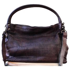 Sac grand format Campomaggi Marron foncé