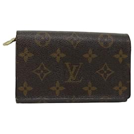 Louis Vuitton-Portafoglio LOUIS VUITTON Monogram Portefeuille Tresol M61736 LV Auth bs9190-Monogramma