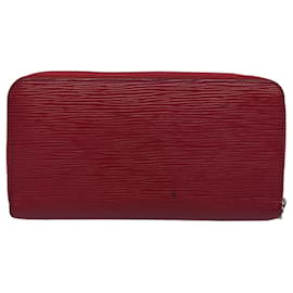 Louis Vuitton-LOUIS VUITTON Epi Zippy Wallet Long Wallet Fuchsia Pink M60305 LV Auth ep2050-Pink,Fuschia