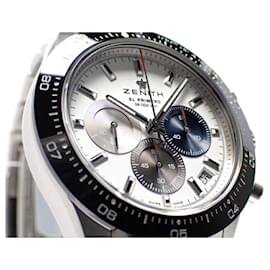 Zénith-ZENITH Chrono Master sports white Dial Bracelet Specification Genuine goods Mens-Silvery