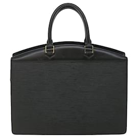 Louis Vuitton-LOUIS VUITTON Epi Riviera Sac à Main Noir Noir M48182 LV Auth e4118-Noir