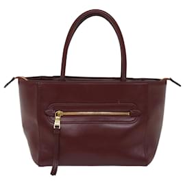 Miu Miu-Miu Miu Sac à main Cuir Rouge Auth am5105-Rouge