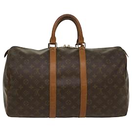 Louis Vuitton-Louis Vuitton-Monogramm Keepall 45 Boston Bag M.41428 LV Auth 56134-Monogramm
