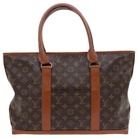 Louis Vuitton-LOUIS VUITTON Monogram Sac Weekend PM Tote Bag M42425 Auth LV 56282-Monogramme