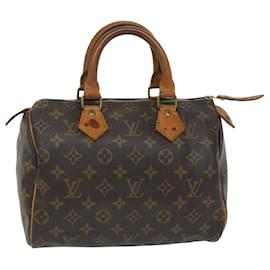 Louis Vuitton-Louis Vuitton Monogram Speedy 25 Borsa a mano M41528 LV Auth em5098-Monogramma