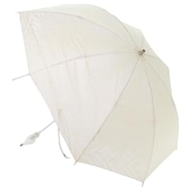 Fendi-FENDI Zucchino Canvas Folding Umbrella Nylon 3Set Brown Beige Auth bs8876-Brown,Beige