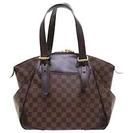 Louis Vuitton-LOUIS VUITTON Damier Ebene Verona MM Shoulder Bag N41118 LV Auth 56722-Other
