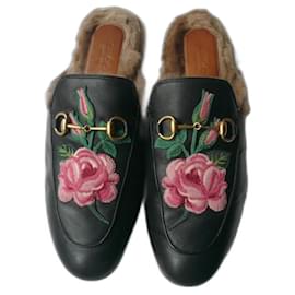 Gucci sales floral mules