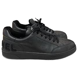 Chanel-CHANEL  Trainers T.eu 45 leather-Black