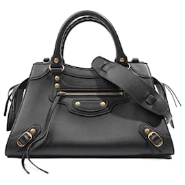 Balenciaga-Balenciaga Neo Classic City Cuir Noir Petit-Noir