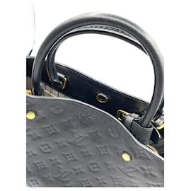 Louis Vuitton-louis vuitton montaigne empreinte couro preto-Preto
