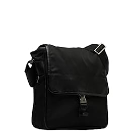 Prada-Tessuto Crossbody bag-Black