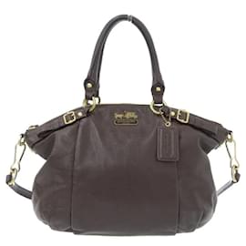 Coach-Madion Leather Sofia Handbag 18609-Brown