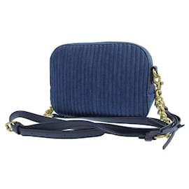 Coach-Bolsa jeans com tachas para câmera 53622.0-Azul