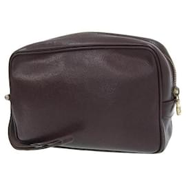 Louis Vuitton-Louis Vuitton Taiga Kaluga Clutch Bag Leather Clutch Bag M30816 in Good condition-Purple