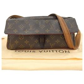 Louis Vuitton-Monogram Viva Cite MM em boas condições-Marrom