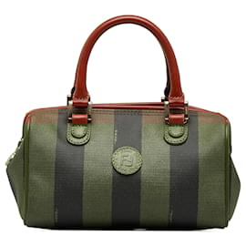 Fendi-Cartable Fendi Brown Pequin-Marron