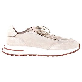 Loro Piana Week-End Walk Sneakers in Grey Suede Grey
