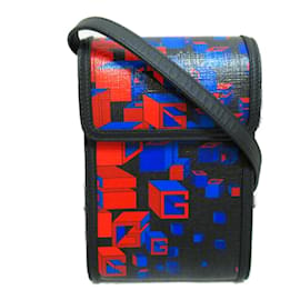 Gucci-Bolso de hombro con pochette espacial con G cuadrada 631766-Negro