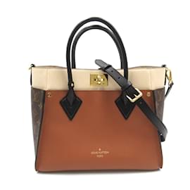 Louis Vuitton-Leather On My Side MM M59645-Brown