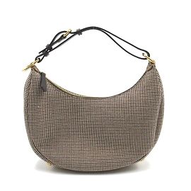Canvas Fendigraphy Small Shoulder Bag 8BR798 Brown