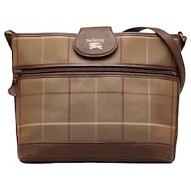 Burberry-Burberry Check Link-Marrone