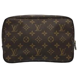 Louis Vuitton-Louis Vuitton Monogram Trousse Toilette 23 Bolsa de Embreagem M47524 LV Auth am5086-Monograma