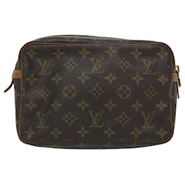 Louis Vuitton-Louis Vuitton Monogram Compiegne 23 Clutch Bag M51847 LV Auth am5110-Monogram