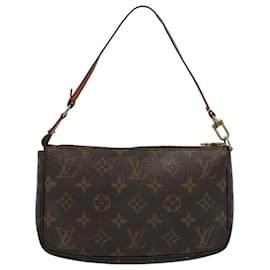 Louis Vuitton-LOUIS VUITTON Monogram Pochette Accessoires Pouch M51980 LV Auth ki3627-Monogram