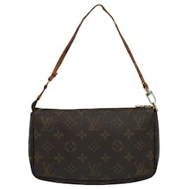 Louis Vuitton-LOUIS VUITTON Monogramm Pochette Accessoires Tasche M.51980 LV Auth 56667-Monogramm