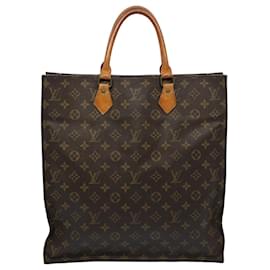 Louis Vuitton-LOUIS VUITTON Monogram Sac Plat Handtasche M51140 LV Auth bs8869-Monogramm