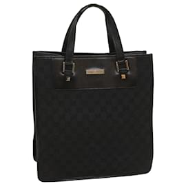 Gucci-gucci sac cabas en toile GG noir 019 0346 Auth FM2786-Noir