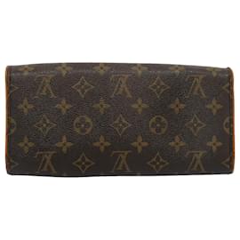 Louis Vuitton-LOUIS VUITTON Monogram Pochette Twin GM Shoulder Bag M51852 LV Auth ac2276-Monogram