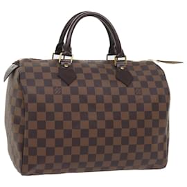 Louis Vuitton-LOUIS VUITTON Damier Ebene Speedy 30 Hand Bag N41364 LV Auth 56392-Other