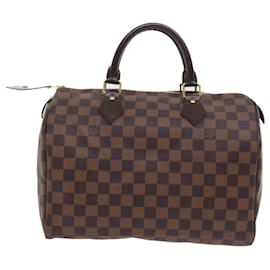 Louis Vuitton-LOUIS VUITTON Damier Ebene Speedy 30 Hand Bag N41364 Auth LV 56392-Autre