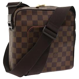 Louis Vuitton-LOUIS VUITTON Damier Ebene Olaf PM Shoulder Bag N41442 LV Auth 56725-Other