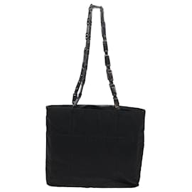 Prada-PRADA Shoulder Bag Nylon Black Auth bs8907-Black