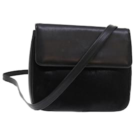 Givenchy-GIVENCHY Shoulder Bag Harako leather Black Auth bs9007-Black