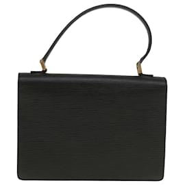 Louis Vuitton-Bolsa de mão LOUIS VUITTON Epi Concorde preta M52132 LV Auth bs9058-Preto