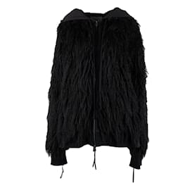 Autre Marque-Diliborio Sweatshirt with Fringes-Black
