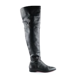 Christian Louboutin-CHRISTIAN LOUBOUTIN  Boots T.eu 38 leather-Black