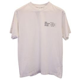 Vêtements Camiseta Vetements Human Identity de algodón blanco Blanco