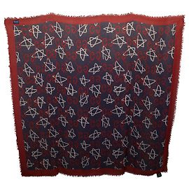 Écharpe Gucci Ghost Stars en soie modale multicolore Multicolore