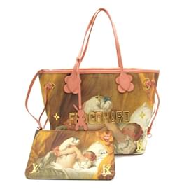 Louis Vuitton-x Jeff Koons Collezione Masters 'Fragonard' Neverfull MM M43319-Rosa