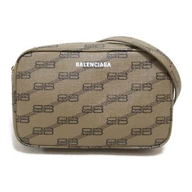 Balenciaga BB Monogram Camera Bag Brown