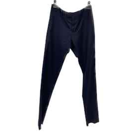 Autre Marque-Non Signé / Unsigned trousers T.FR 52 Wool-Navy blue
