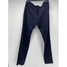 Autre Marque-Non Signé / Unsigned trousers T.FR 52 Wool-Navy blue