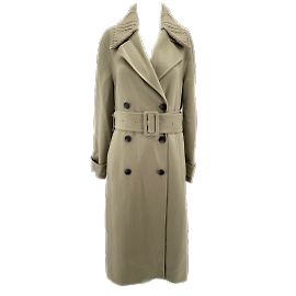 Abrigo Joseph T.FR 38 de lana Beige