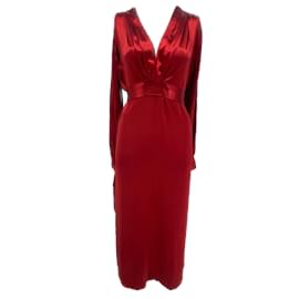 Autre Marque-OUD PARIS  Dresses T.International XS Viscose-Red