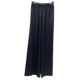 Balenciaga-BALENCIAGA  Trousers T.fr 34 Viscose-Black